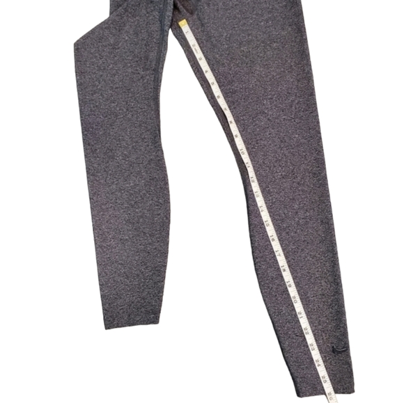 NIKE Dri-Fit Leggings Women Size Small Heather Gray High Rise Yoga Pant - Picture 6 of 12